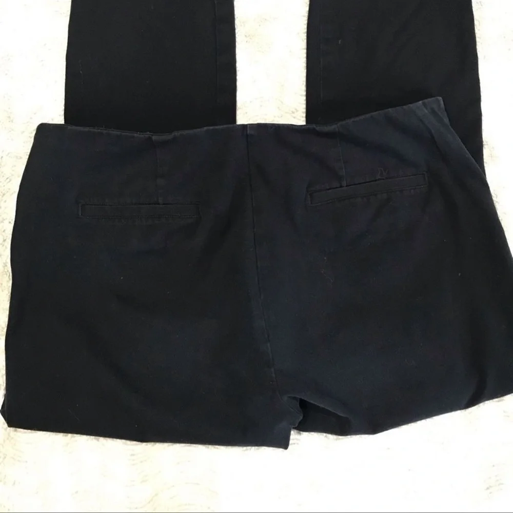 CABI Pencil Slacks Side Zip Black Size 4 #5174 EUC